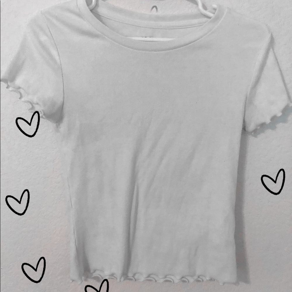 White Shrunken Tee!